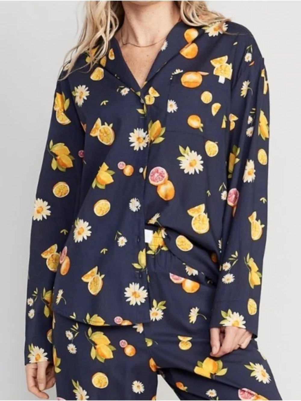 Old navy pajama fruits short set